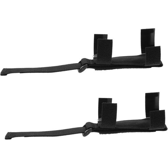 Fonmwin Universal Utensil Holding Cuff (2-Pack) Adjustable Eating Aid Hand Straps for Elderly, Disabled, Arthritis & Weak Grip Lightweight, Anti-Slip, Fits Forks Spoons Chopsticks