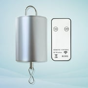 Fonmy Hanging Display Spinner Motor Silver 10RPM Rotating for Hanging Decor Ornament - Wind Chimes Wind Spinner with Mini Remote Controller for Battery Operated Motor