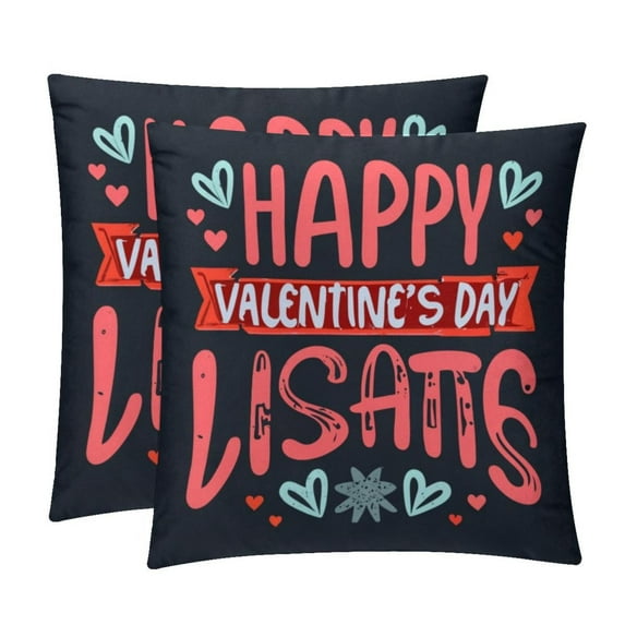 Font Exclusive Velvet Throw Pillow Inserts Set of 2 with Unique Patterns - 16x16, 18x18, 20x20 Inches for Pillow Covers and Decorative Pillows for Home, Office, and Events
