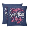 thumbnail image 1 of Font Luxurious Velvet Throw Pillow Covers with Unique Patterns - Set of 2 Throw Pillow Inserts Included for Home Decor, 16x16, 18x18, 20x20 Inches, 1 of 6