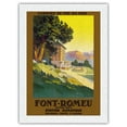 thumbnail image 1 of Font-Romeu - Odeillo France - Chemins de fer du Midi (French Railway Company) - Vintage Travel Poster by E. Paul Champseix c.1930 - Japanese Unryu Rice Paper Art Print 24 x 32 in, 1 of 4