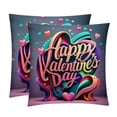 thumbnail image 1 of Font Throw Pillows Set of 2 with Unique Patterns Covers - Available in 16x16, 18x18, and 20x20 Inches for Various Occasions - Includes Throw Pillow Inserts, 1 of 6