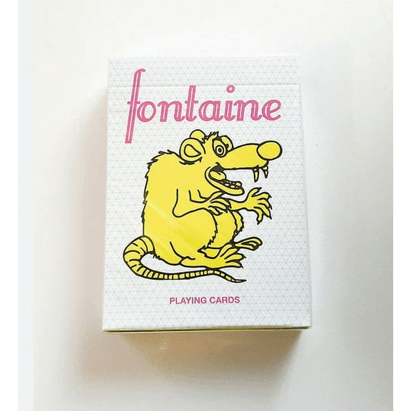 Fontaine 5000s Crazy Rat Edition Playing Cards