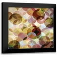 thumbnail image 1 of Fontaine, Drako 20x20 Black Modern Framed Museum Art Print Titled - Asymmetrical Slices II, 1 of 5