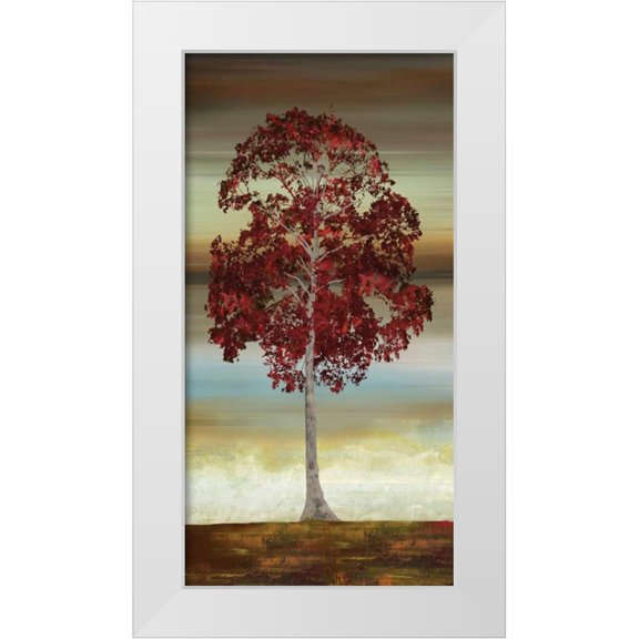 Fontaine, Drako 9x14 White Modern Wood Framed Museum Art Print Titled - Swept Away II