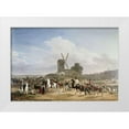 thumbnail image 1 of Fontaines 14x11 White Modern Wood Framed Museum Art Print Titled - Troops Returning From Battle, 1 of 4