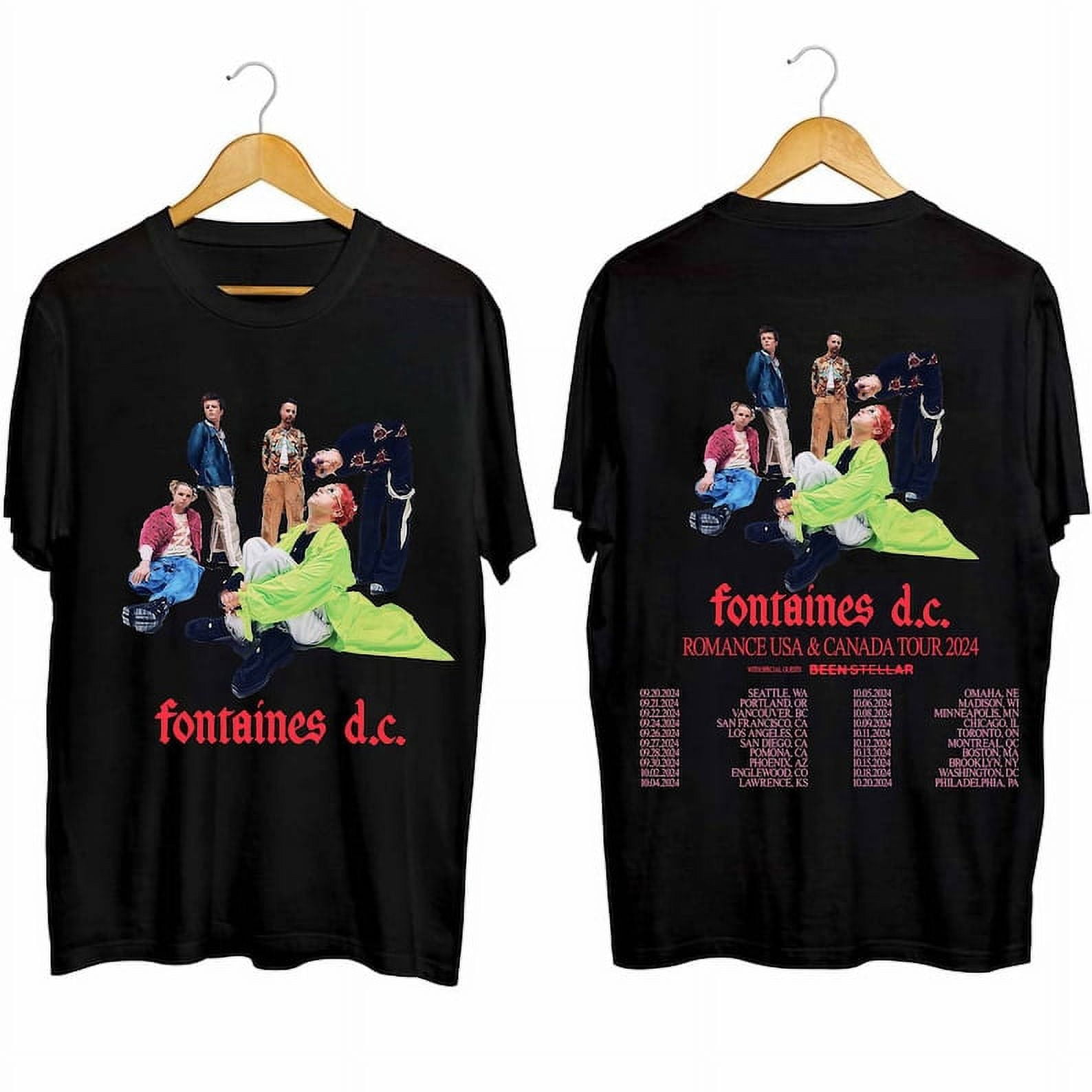 Fontaines DC 2024 Tour Shirt, Fontaines DC Band Fan Shirt, Fontaines DC