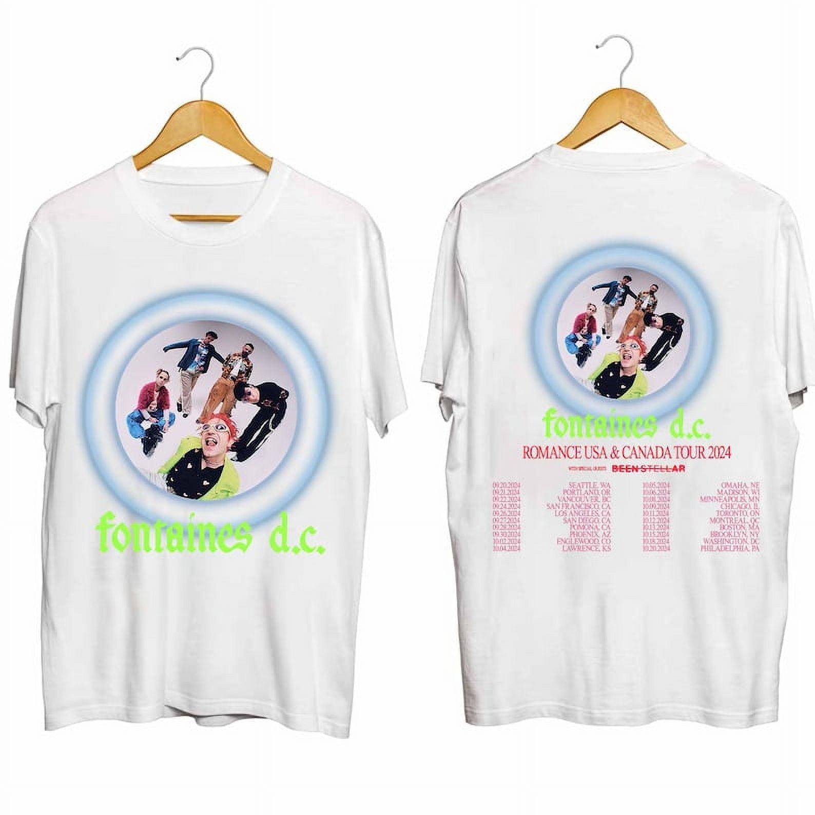 Fontaines DC 2024 Tour Shirt , Fontaines DC Band Fan Shirt , Fontaines ...