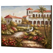 Fontana Canvas Wall Art Multi Warm 40  x 1.5  x 30