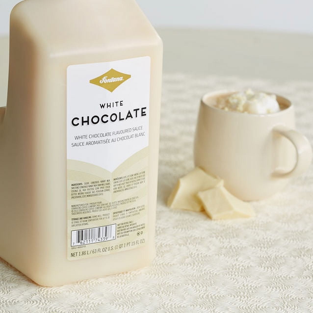 Fontana White Chocolate Mocha Sauce 63 fl oz Walmart