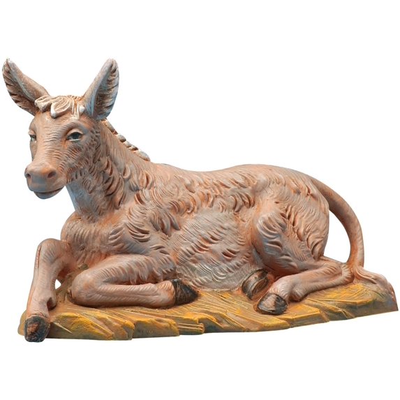 Fontanini Seated Donkey Animal Italian Nativity Village Figurine 54017 New Italy