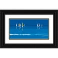 thumbnail image 1 of Fontdeville, Guy 14x9 Black Ornate Wood Framed with Double Matting Museum Art Print Titled - Voiles multicolores, 1 of 4