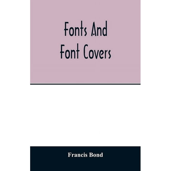 Fonts and font covers (Paperback)