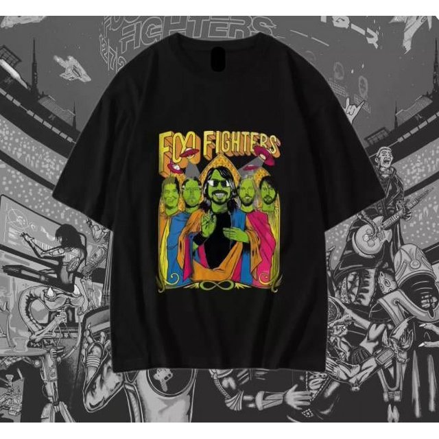 Foo Fighters 2024 Tour t shirt Short Sleeve Cotton T- Shirt - Dad gift