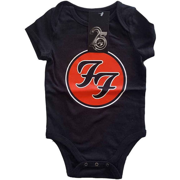 Foo Fighters Kids Baby Grow: FF Logo (6-9 Months)