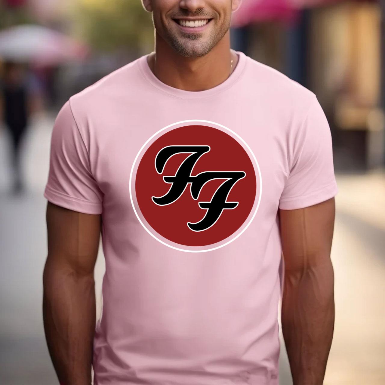 Foo Fighters Logo T Shirt 100 Plus Size Official