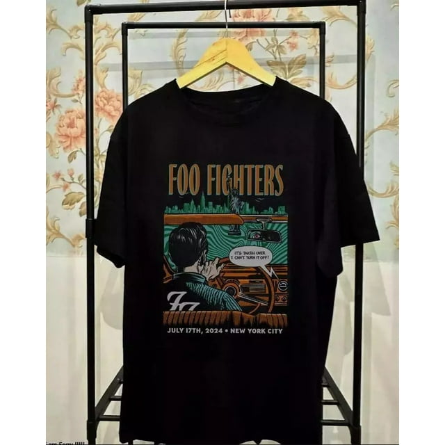 Foo Fighters New US Tour 2024 New York City Unisex T-Shirt - Walmart.com