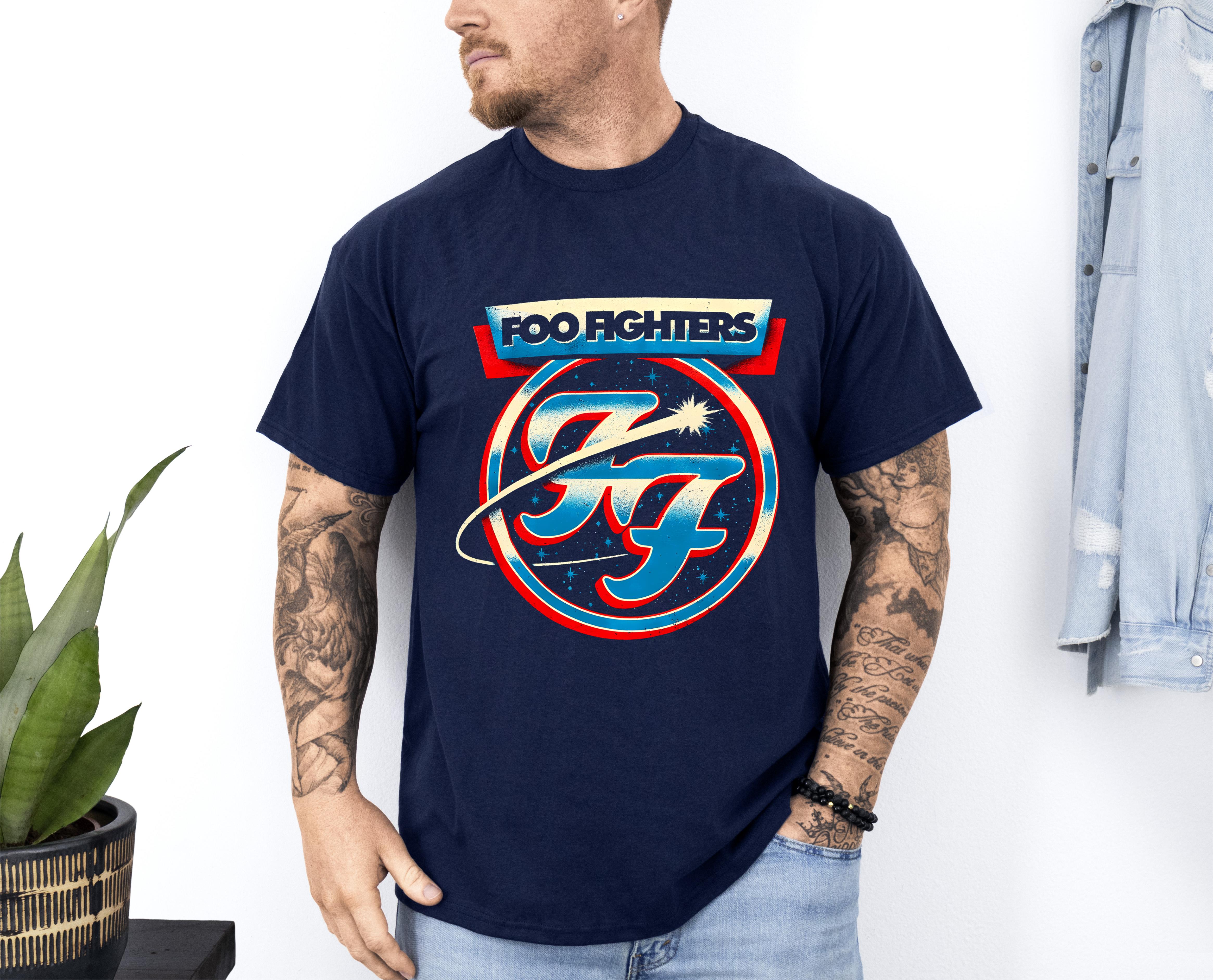 Foo Fighters Space Crest T Shirt Hot Unisex T Shirt Your Go To For Effortless Fashion. Walmart