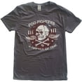 thumbnail image 1 of Foo Fighters T Shirt Matter Of Time Band Logo new Official Mens Grey, 1 of 3