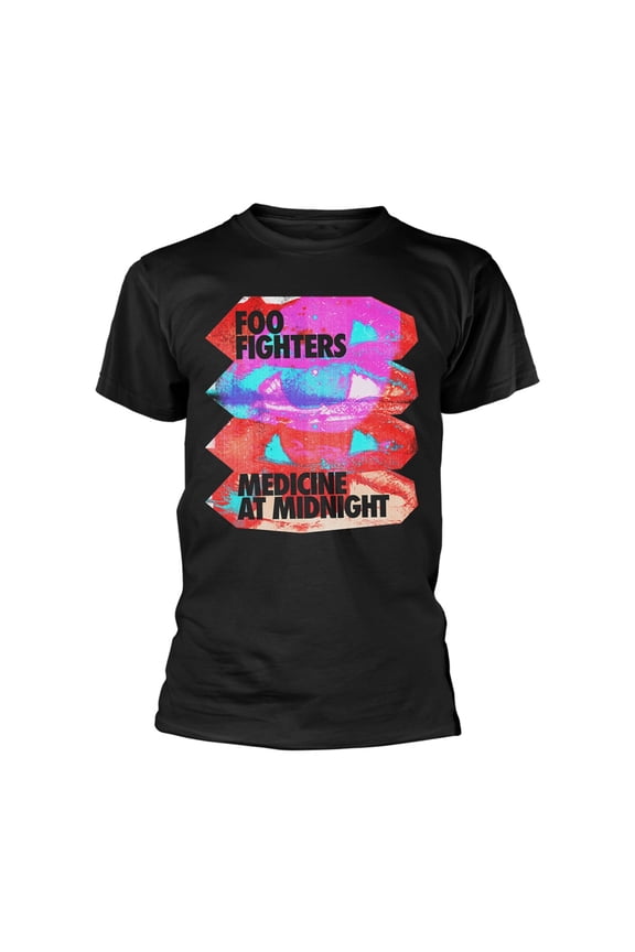 Men's Foo Fighters Medicine At Midnight Album T-shirt X-Large Black