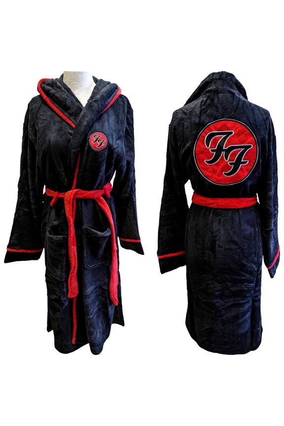 Foo Fighters Unisex Bathrobe FF Logo (Large - X-Large)