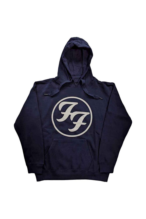 Foo Fighters Unisex Pullover Hoodie Sweatshirt FF Logo (Small)