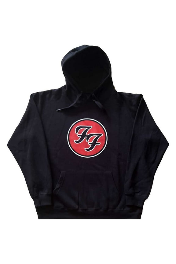 Foo Fighters Unisex Pullover Hoodie Sweatshirt FF Logo (X-Large)