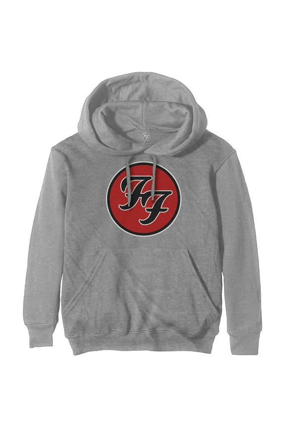 Foo Fighters Unisex Pullover Hoodie Sweatshirt FF Logo (X-Large)
