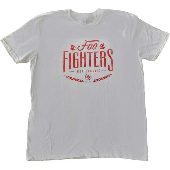 Foo Fighters Unisex T-Shirt 100% Organic (Medium)