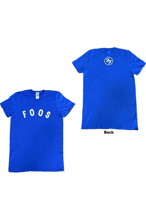 Foo Fighters Unisex T-Shirt: Foos Logo (Ex-Tour & Back Print)