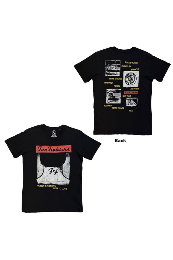 Foo Fighters Unisex T-Shirt: Nothing Left To Lose (Black) (Back Print)