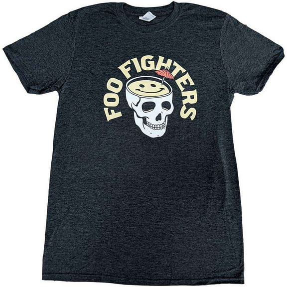 Foo Fighters Unisex T-Shirt: Skull Cocktail (Ex-Tour) (XX-Large)