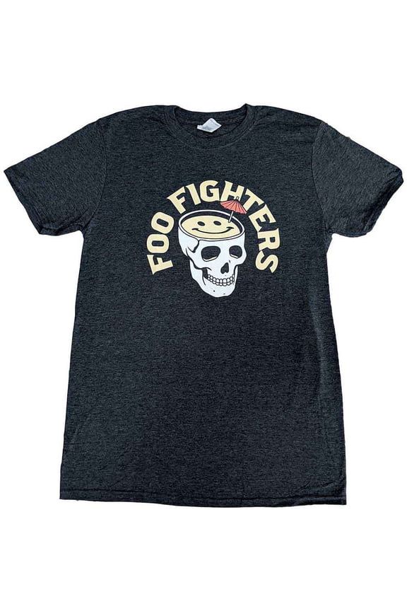 Foo Fighters Unisex T-Shirt: Skull Cocktail (Ex-Tour) (XX-Large)