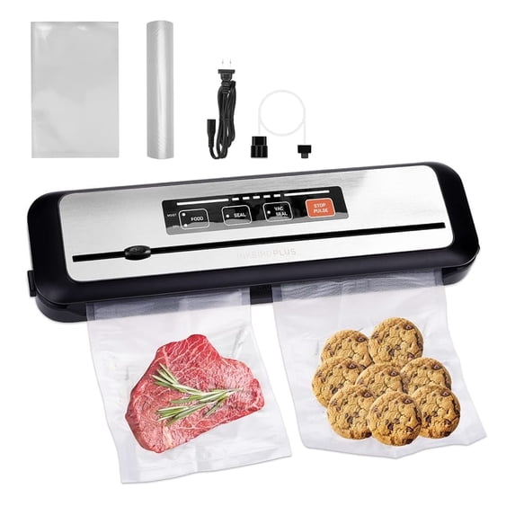 Inkbird Food Vacuum Sealer Machine with Starter Kit,Dry & Moist Sealing Modes for Food Preservation