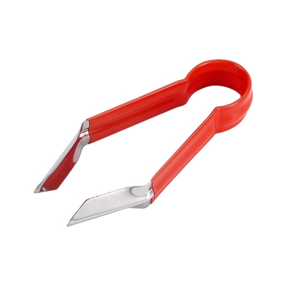 Food 2 Multifunctional Kitchen Pineapple Eye Remover Stainless Steel Core Slicer Strawberry Corer Tool for Efficient Prep, 11.3cmx1.8cm, Red