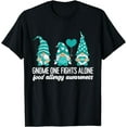 thumbnail image 1 of Food Allergy Awareness Month I Wear Teal Ribbon Support T-Shirt mens t shirt，black，women，funny，misfits，men，journey，t-shirt, 1 of 4
