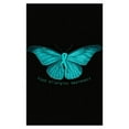 thumbnail image 1 of Food Allergy Awareness Poster - 13x19 - Wall Decor with Teal Butterfly Gift, 1 of 1