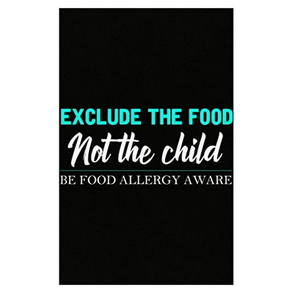 Food Allergy Poster - 13x19 - Wall Decor Gift
