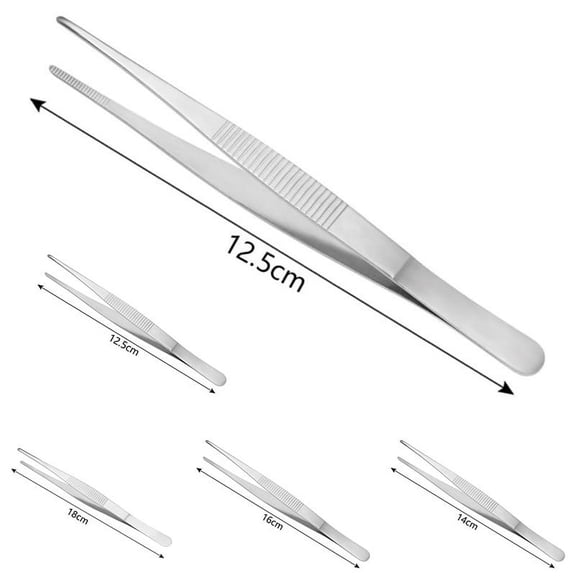 Food Barbecue Tongs Steel Churrasco Tweezers Clip Buffet Bbq Restaurant Tool New 25Cm YIWEI