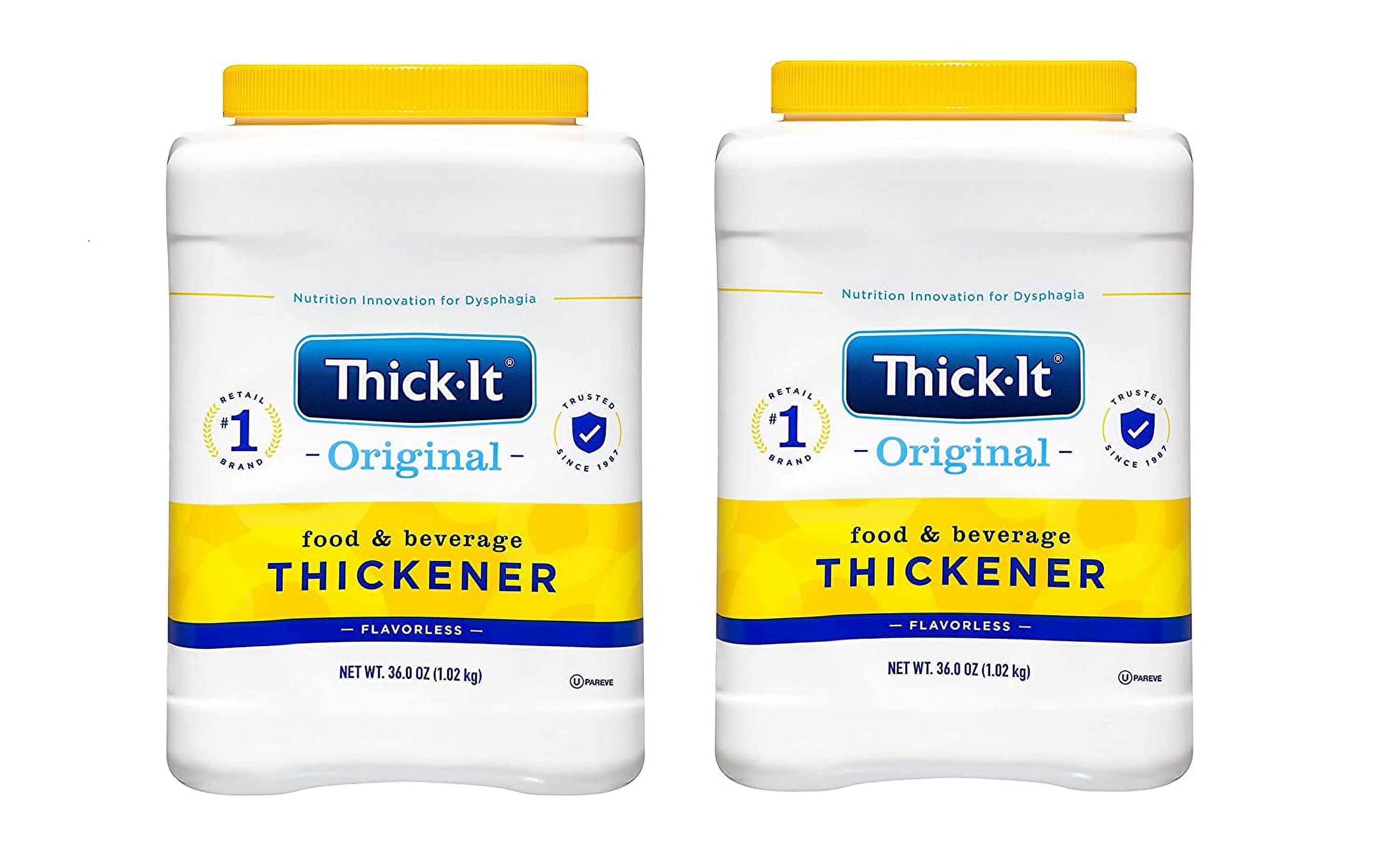 Food & Beverage Thickener, Original, 36 Oz Canister (Pack of 2)