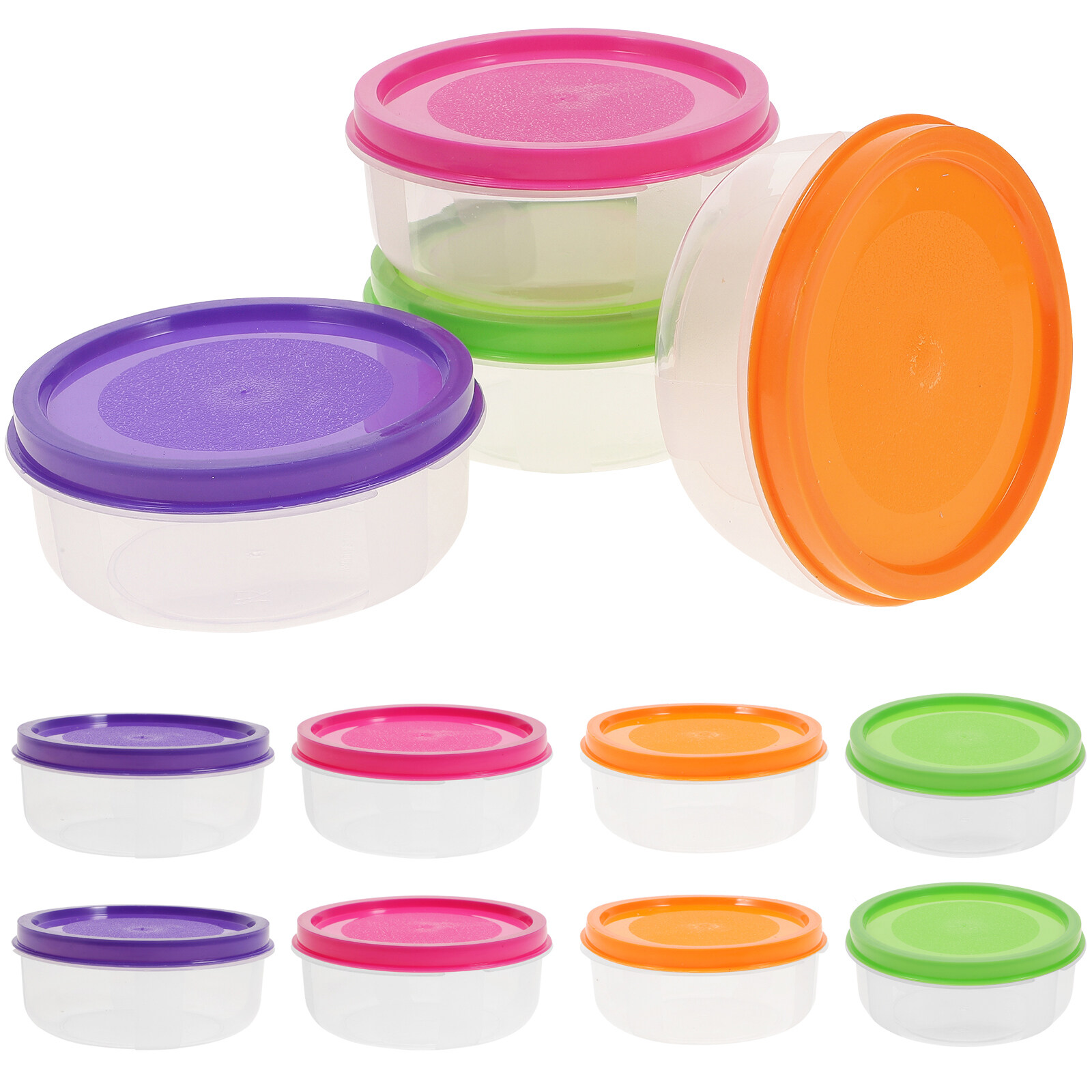 Food Box Baby Storage Round Mini Container Crisper Microwave