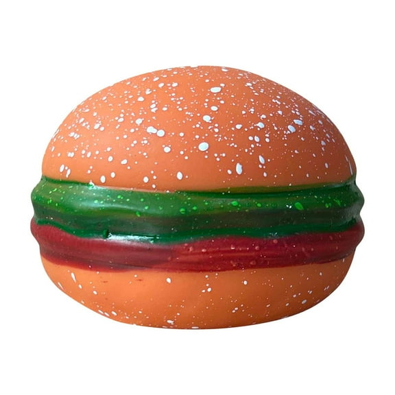 Food Bread Slow Extrusion Decompression Toys Hamburger Toys Stress High Elasticity Skin Friendly Decompression Extrusion Hamburger For Relax Prospector Skateboard