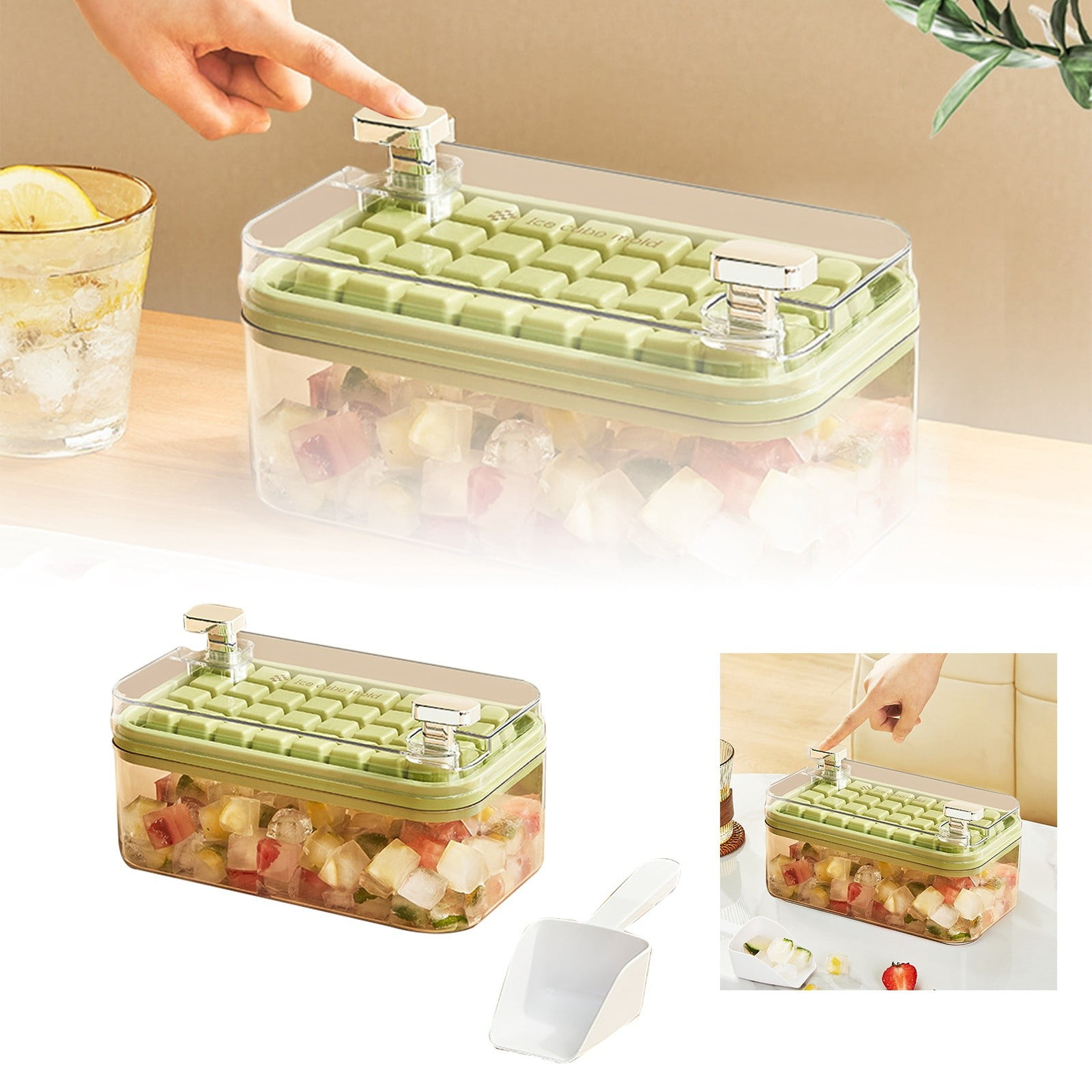 Food Can Organizer for Pantry Collapsible Food Storage Large Food Containers with Lids Potato