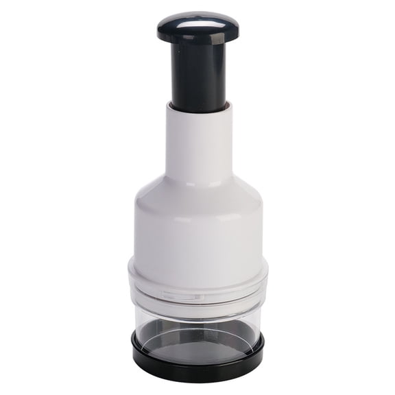 Vegetable Chopper, Food Chopper Manual Hand, Onion, Salad, Garlic, Nut & Veggie Cutter, Dishwasher Safe, White