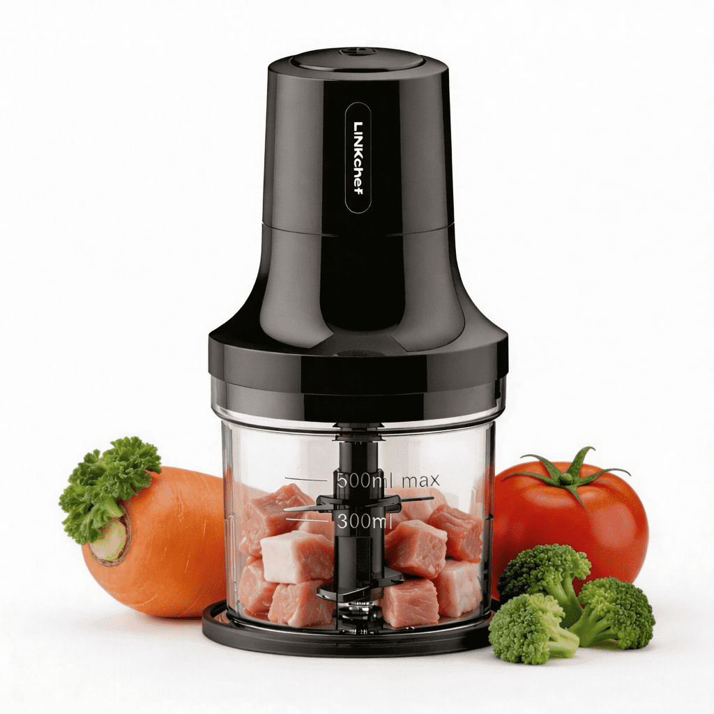 Food Chopper Express Chop with 200-Watt, 3-Cup Bowl for Mincing ...