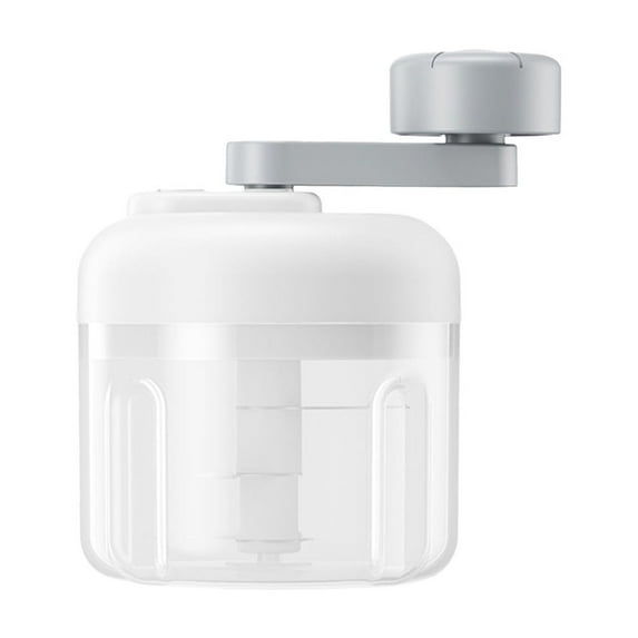 Food Chopper Hand Crank with 3-Speed Adjustment, Stainless Steel Blades, 250ml Capacity for Salsas, Salad, Pesto, Meat, Garlic - 1PC