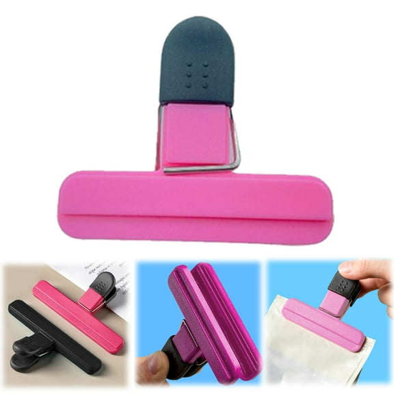 Food Clips 1 Pack Sealing Clip Plastic Sealing Clip Fresh Snack Tea Sealing Simple Sealing Clip Potato Chip Bag Clip Heavy Duty Bag Clip For Food Storage, Kitchen Food Clips