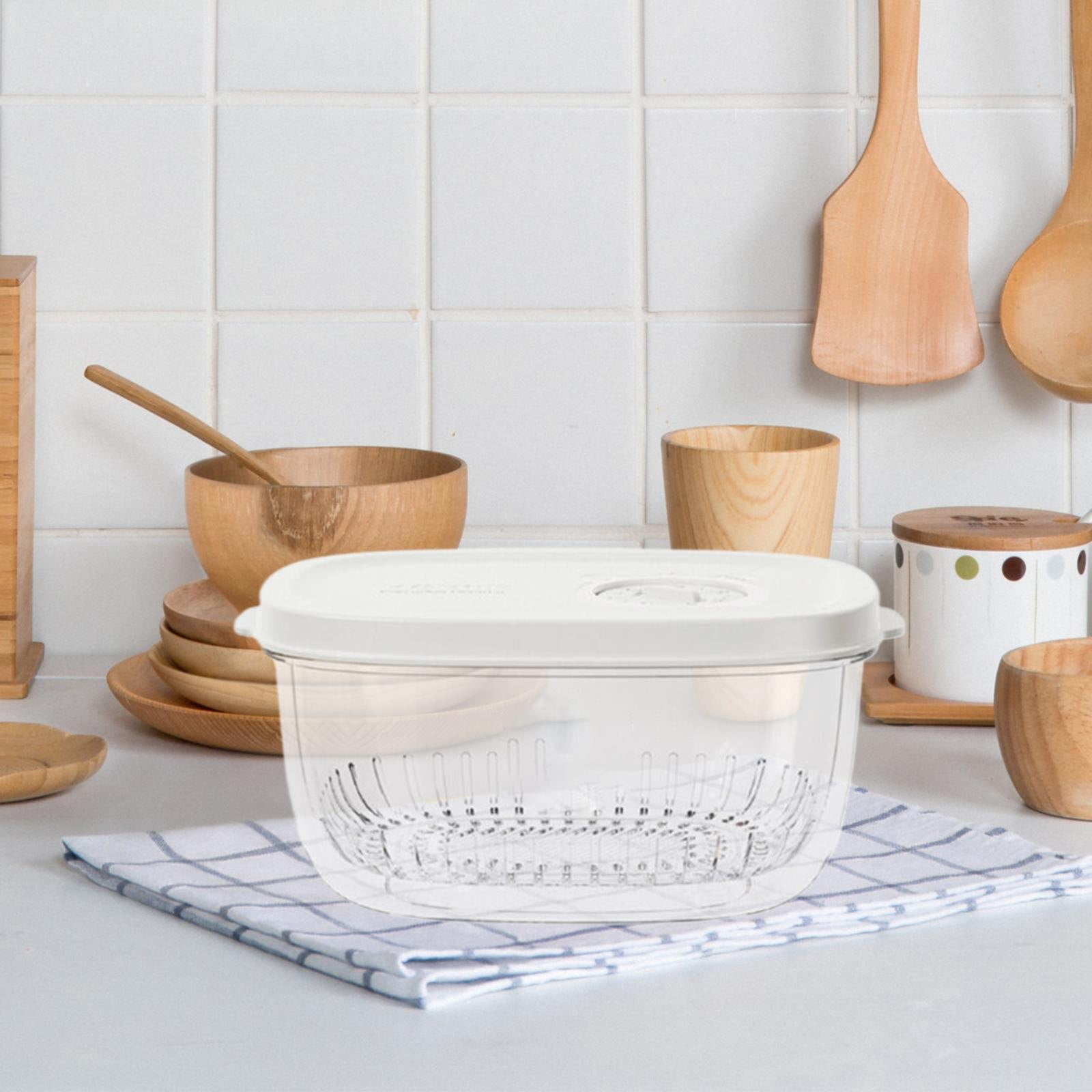 Food Container Onion And Garlic Crisper For Refrigerator Special Food