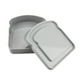 thumbnail image 1 of Food Container Sandwich Containers for Lunch Boxes, Reusable Sandwich Box Container, Sandwich Holder Bread Container for Adults, BPA Free, Microwave & Dishwasher Safe, School, Office, Camping, 1 of 4
