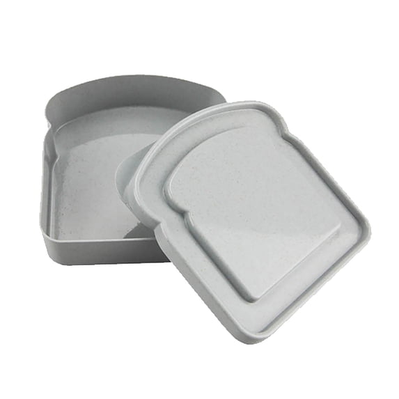 Food Container Sandwich Containers for Lunch Boxes, Reusable Sandwich Box Container, Sandwich Holder Bread Container for Adults, BPA Free, Microwave & Dishwasher Safe, School, Office, Camping